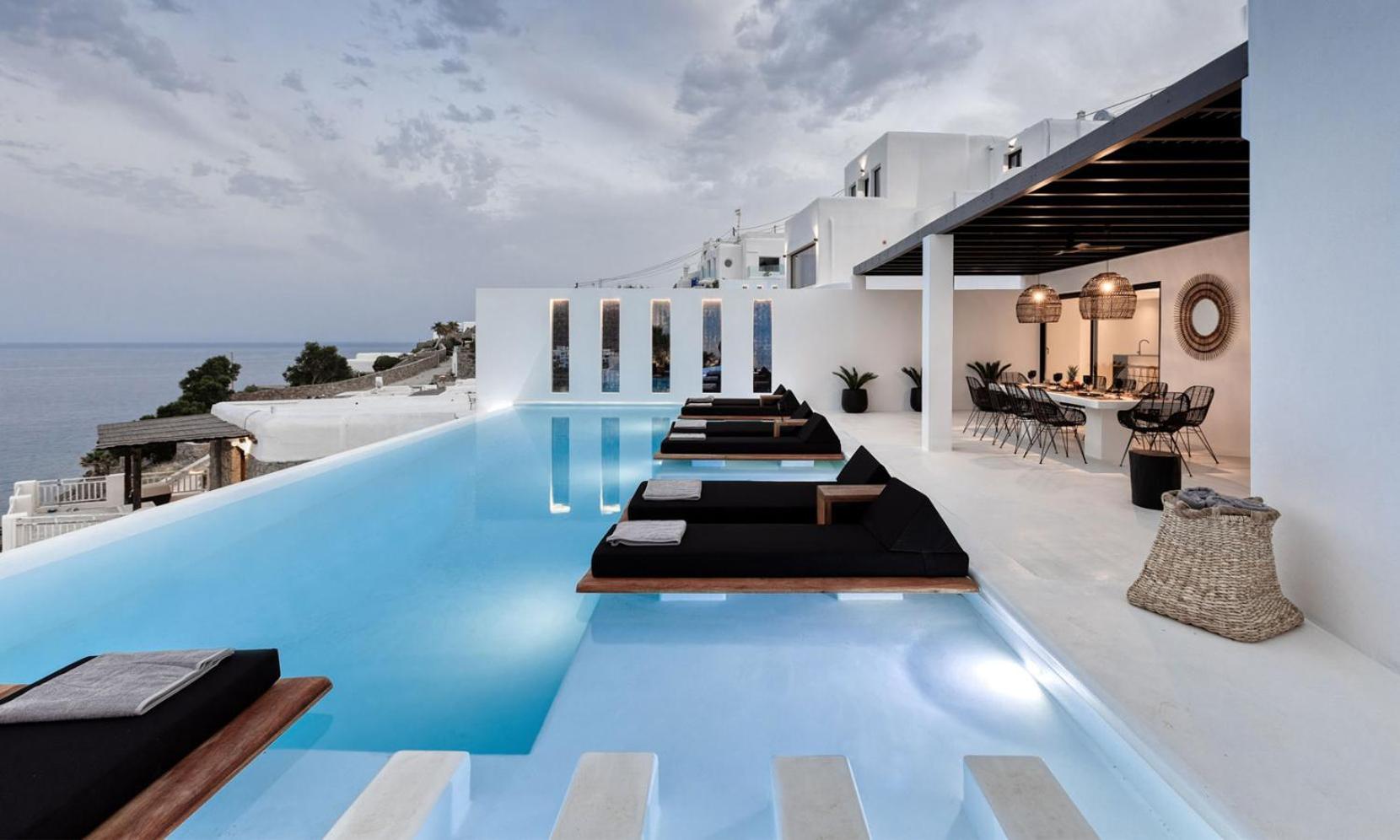 Psarou Black Villa 2 Psarou (Mykonos) Exterior photo