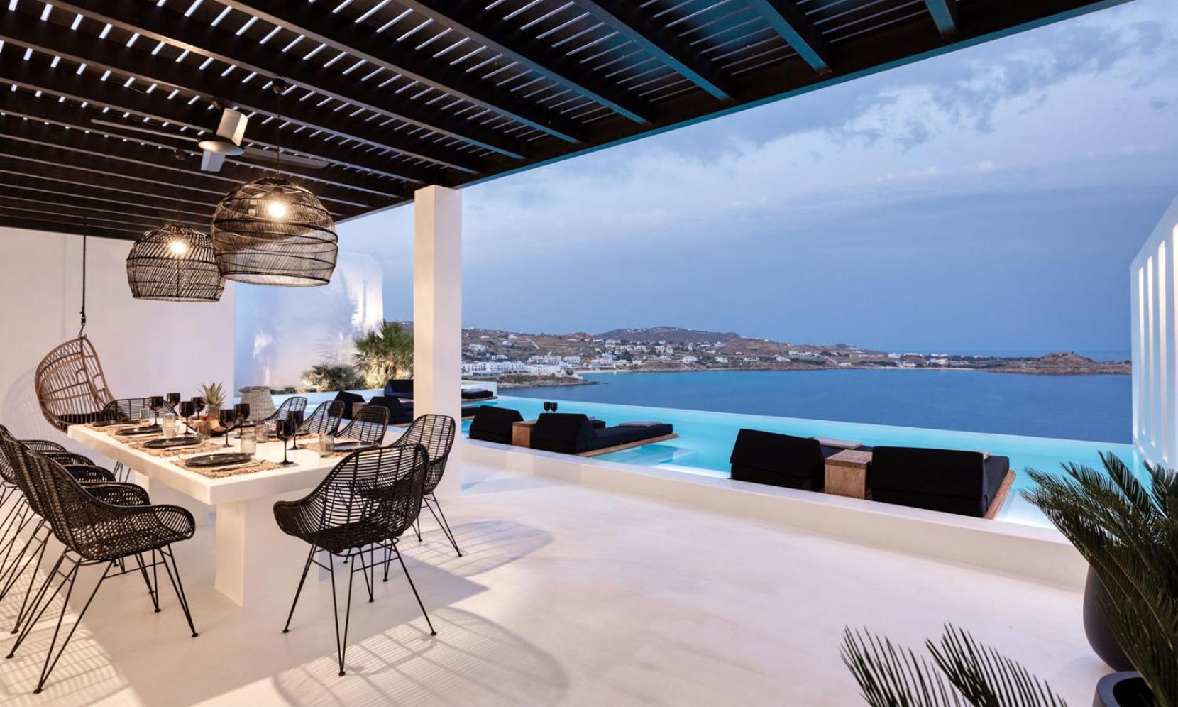 Psarou Black Villa 2 Psarou (Mykonos) Exterior photo