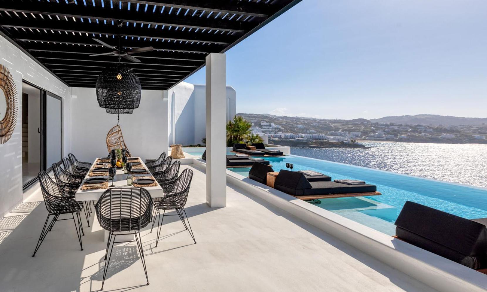 Psarou Black Villa 2 Psarou (Mykonos) Exterior photo