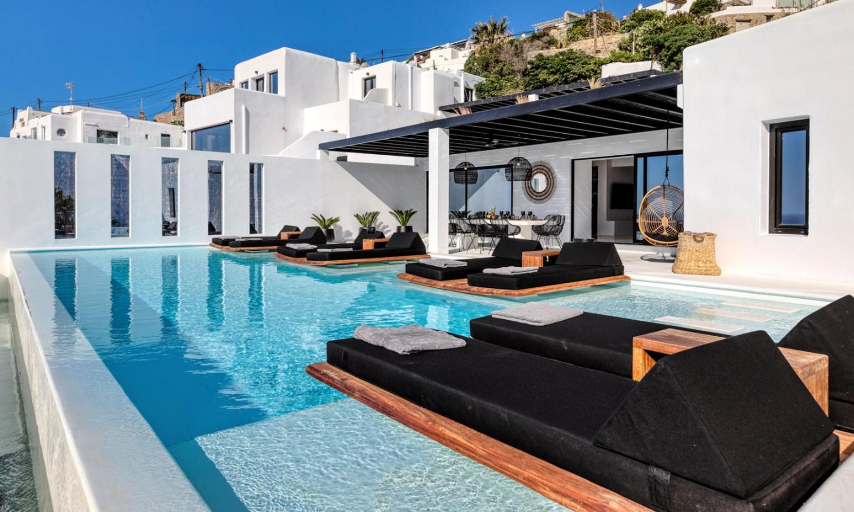 Psarou Black Villa 2 Psarou (Mykonos) Exterior photo