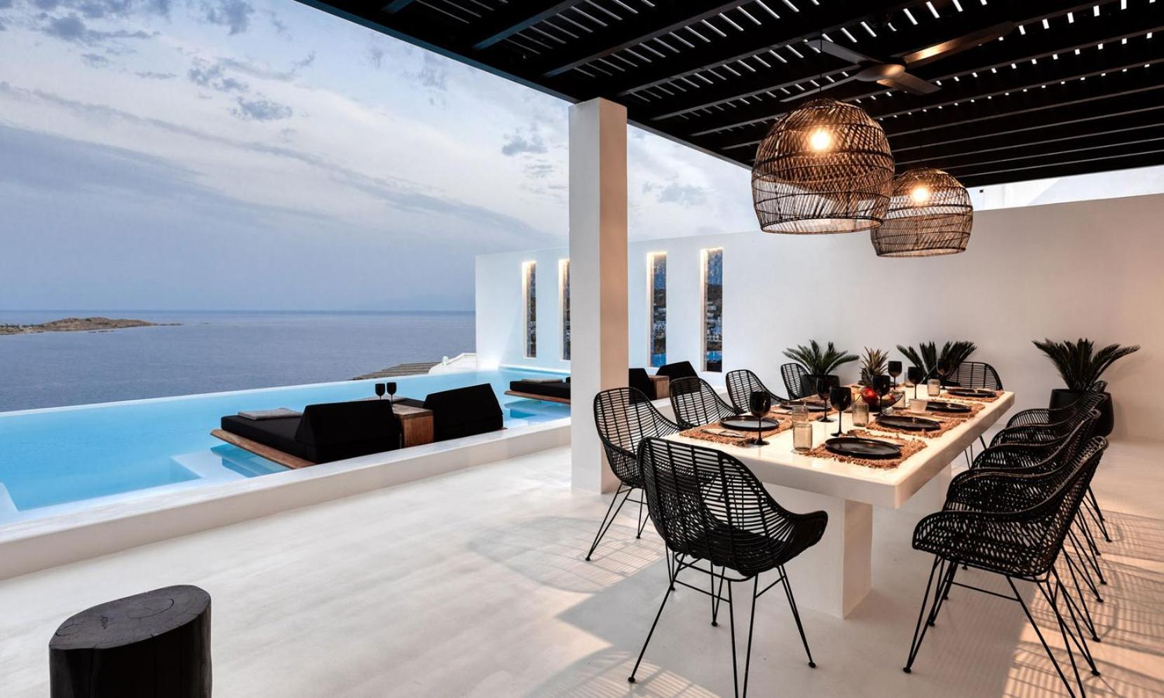 Psarou Black Villa 2 Psarou (Mykonos) Exterior photo
