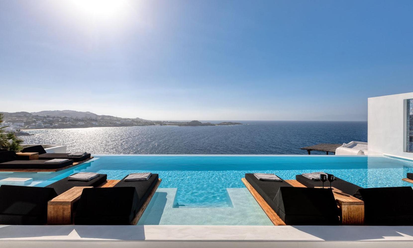 Psarou Black Villa 2 Psarou (Mykonos) Exterior photo