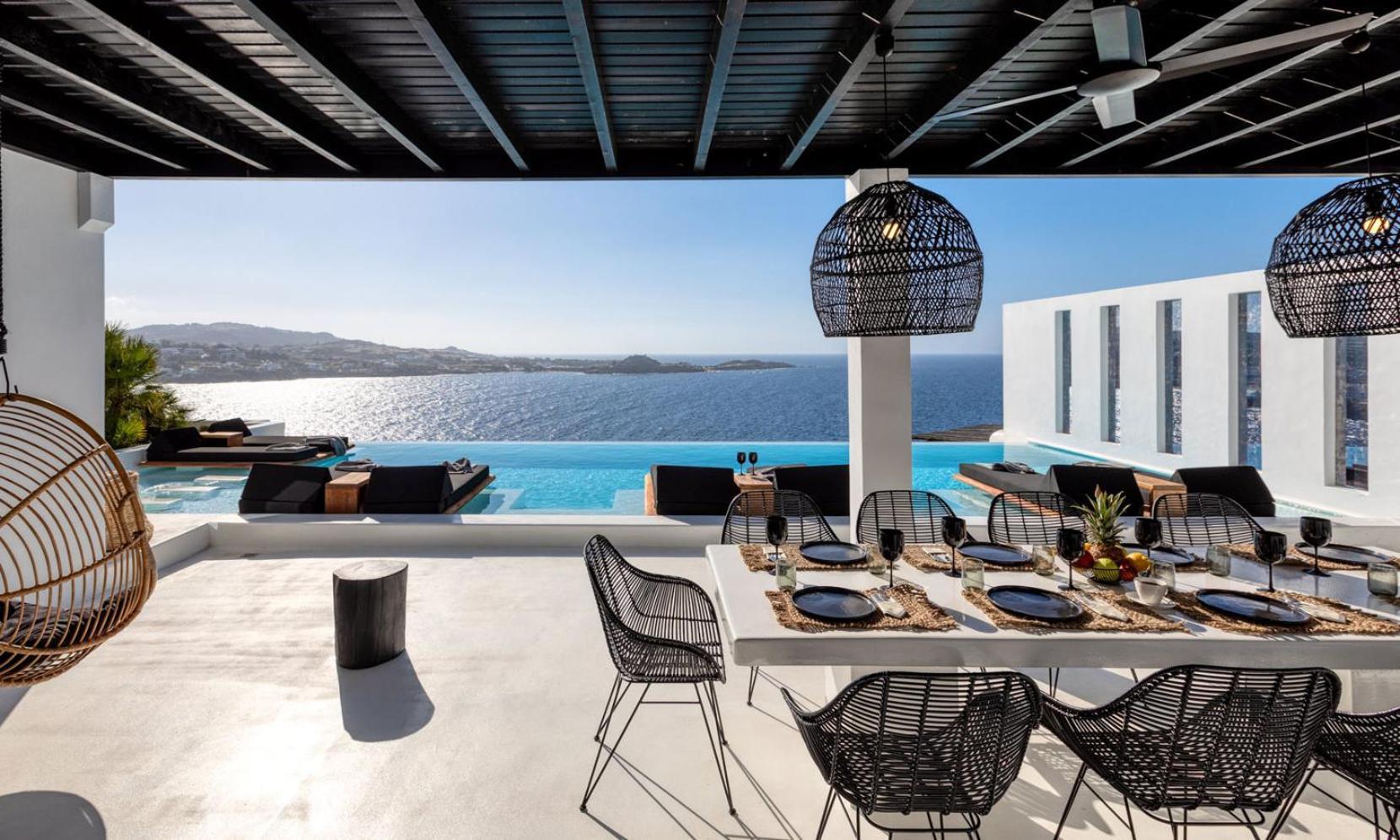 Psarou Black Villa 2 Psarou (Mykonos) Exterior photo