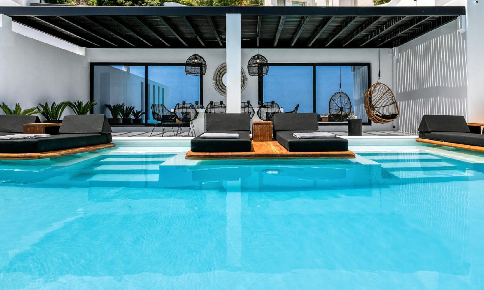 Psarou Black Villa 2 Psarou (Mykonos) Exterior photo